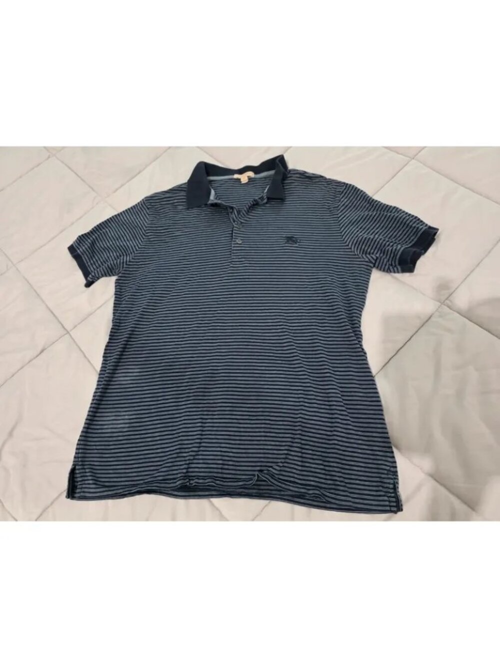 Burberry Brit Men's sz Medium short-sleeve striped polo shirt